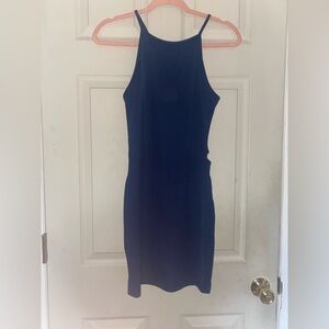 Navy Blue Bodycon Mini Dress